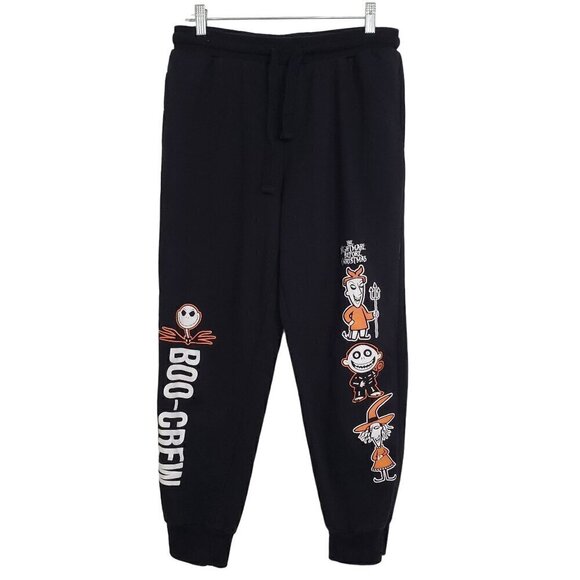 Disney Pants - Disney Nightmare Before Christmas Joggers Boo Crew Drawstring Juniors Large